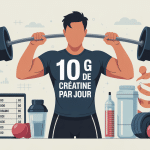 illustration sportive 10g de creatine par jour