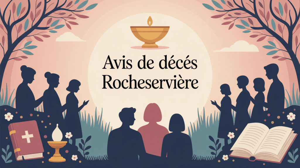 illustration avis de décès rocheservière ambiance apaisante