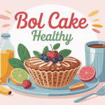 bol cake healthy avec flocons d'avoine et fruits frais