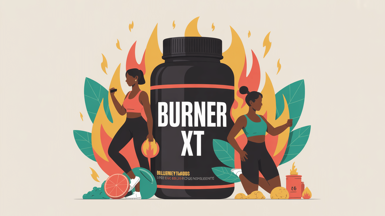 burner xt illustration vectorielle perte de poids