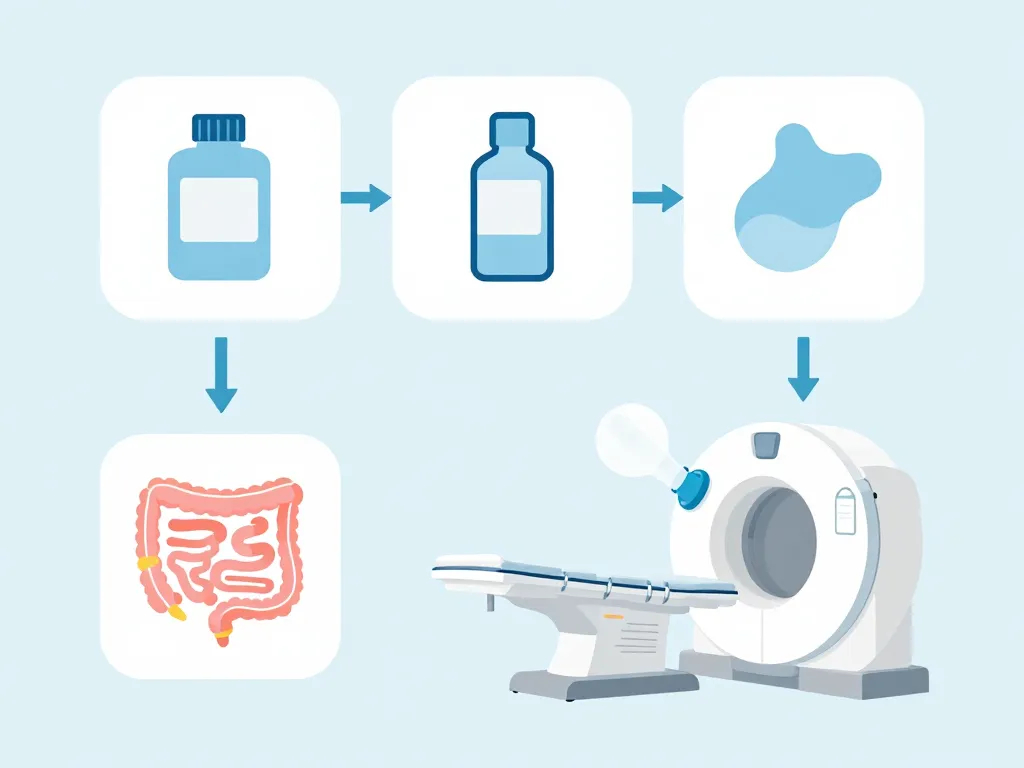 étapes préparation coloscopie virtuelle imagerie
