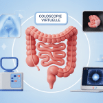 illustration scanner 3D coloscopie virtuelle