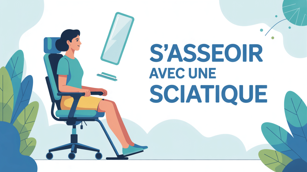 comment s'asseoir avec une sciatique sans douleur posture ergonomique
