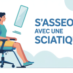 comment s'asseoir avec une sciatique sans douleur posture ergonomique