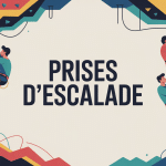 illustration mur escalade pris modernes