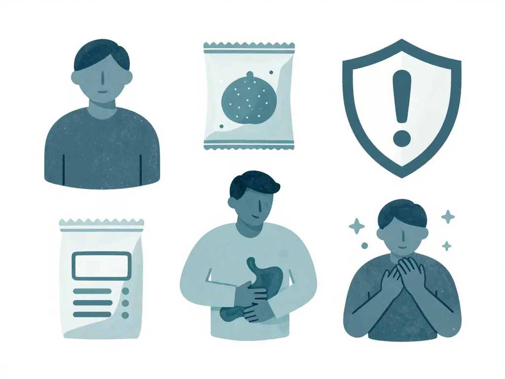 illustration fécule de pomme de terre danger santé et situations à risque