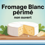fromage blanc périmé pas ouvert pot scellé sécurité fraîcheur