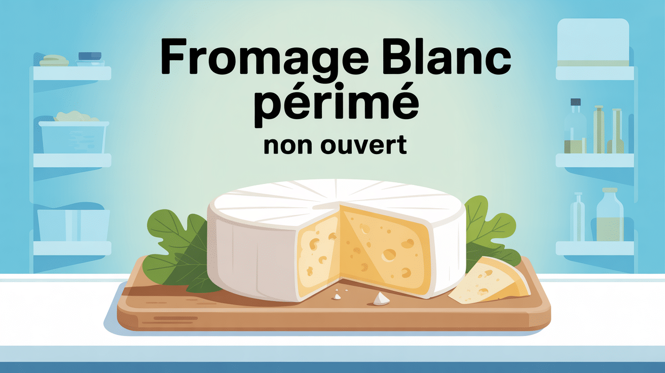fromage blanc périmé pas ouvert pot scellé sécurité fraîcheur