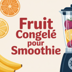 assortiment fruit congelé pour smoothie prêt à mixer