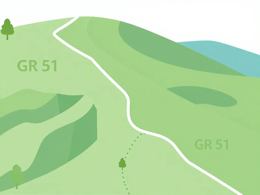 gr 51 durée schéma tracé et étapes