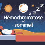 illustration hemochromatose et sommeil fatigue repos