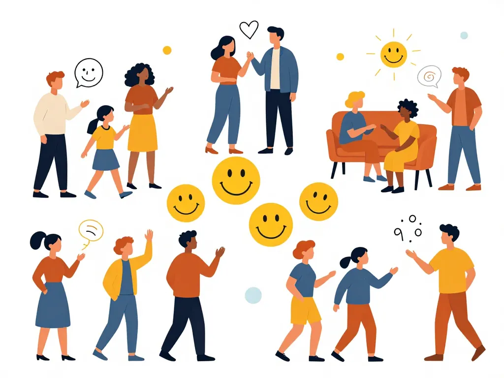 Scène d'activités pour célébrer la journée mondiale du sourire 2024