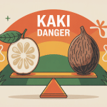 illustration kaki danger entre risques et bénéfices