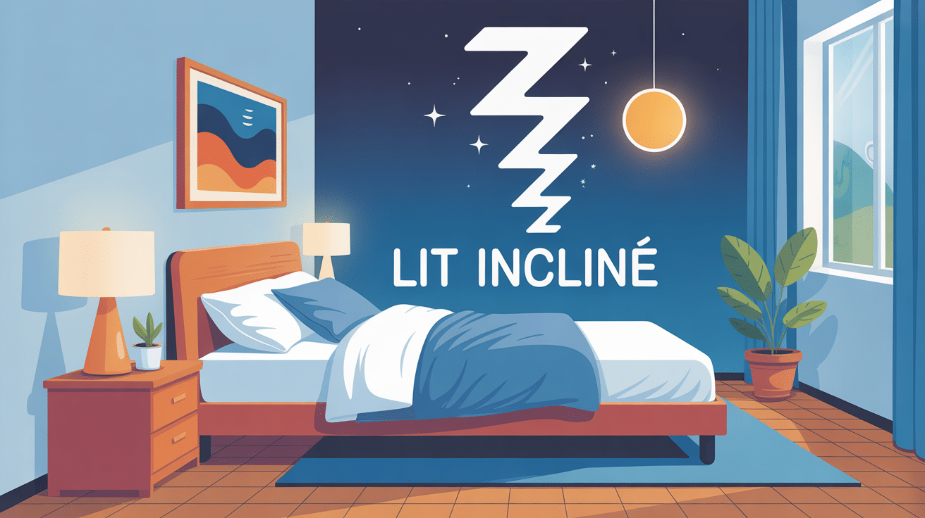 lit incliné danger illustration sommeil sécurisé