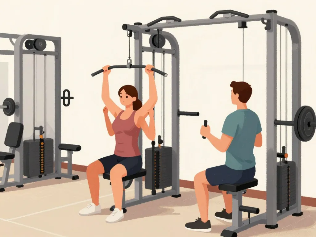 machine pour le dos posture correcte et sécurité en salle