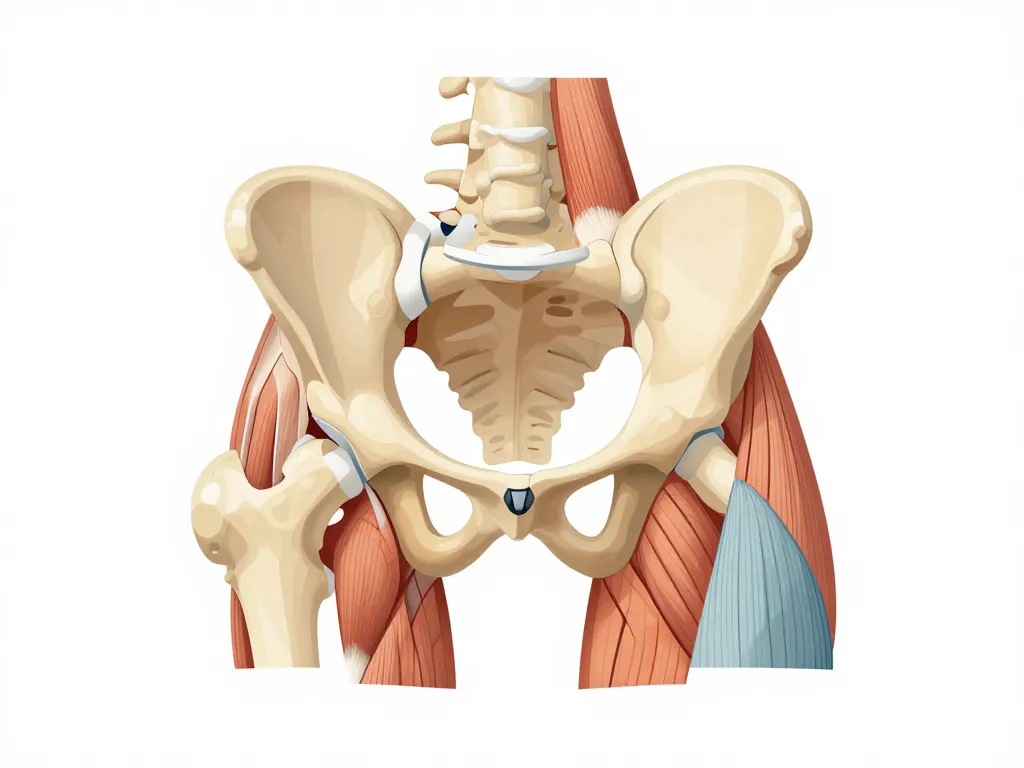 diagramme des principaux muscles de la hanche