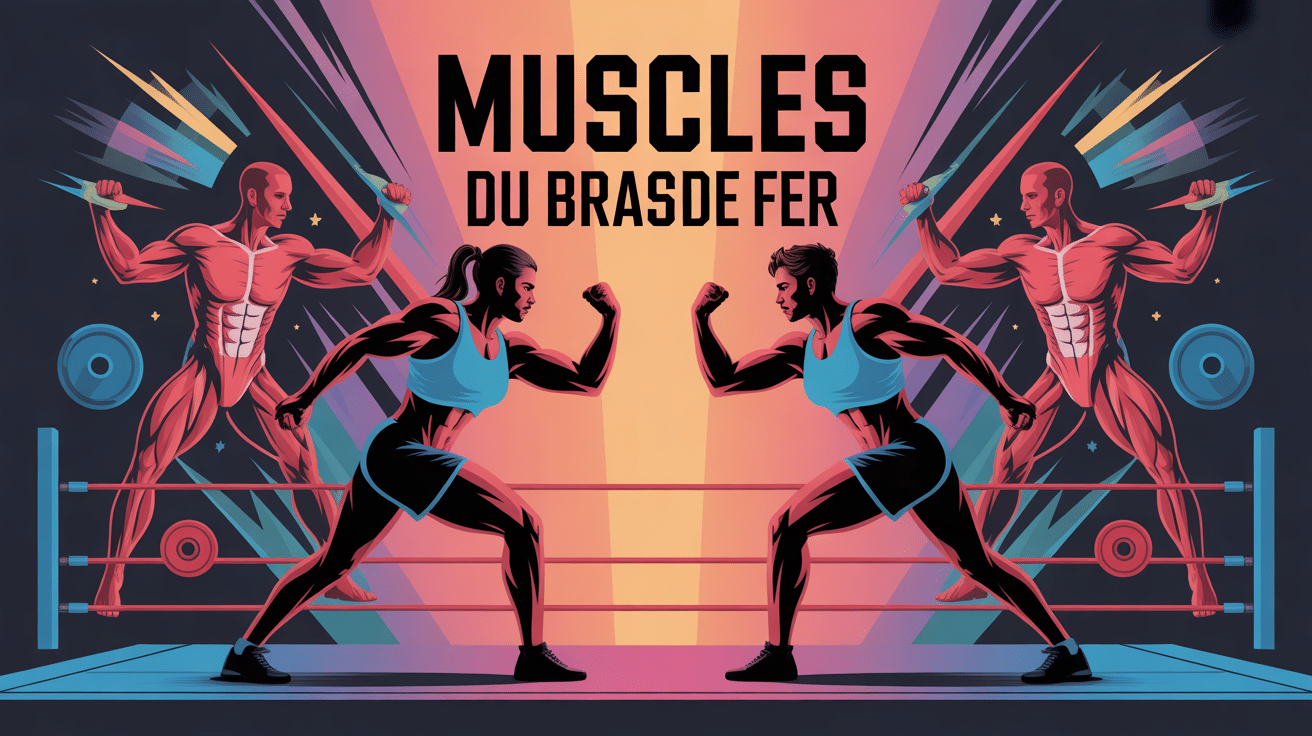 muscle du bras de fer énergie et puissance