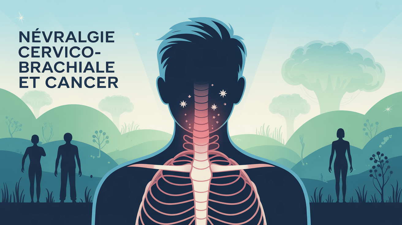 illustration informative névralgie cervico-brachiale cancer symptômes