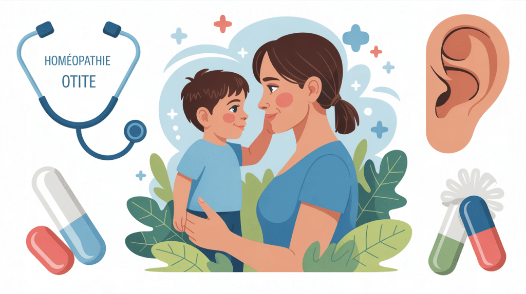 illustration centrale otite homéopathie adulte enfant