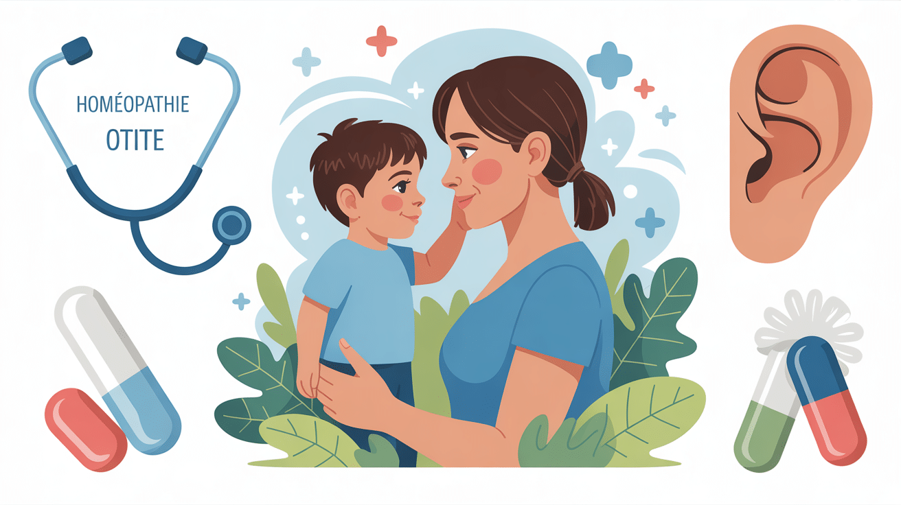 illustration centrale otite homéopathie adulte enfant