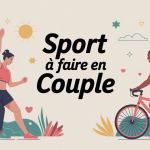 sport a faire en couple silhouettes pratiquant plusieurs sports
