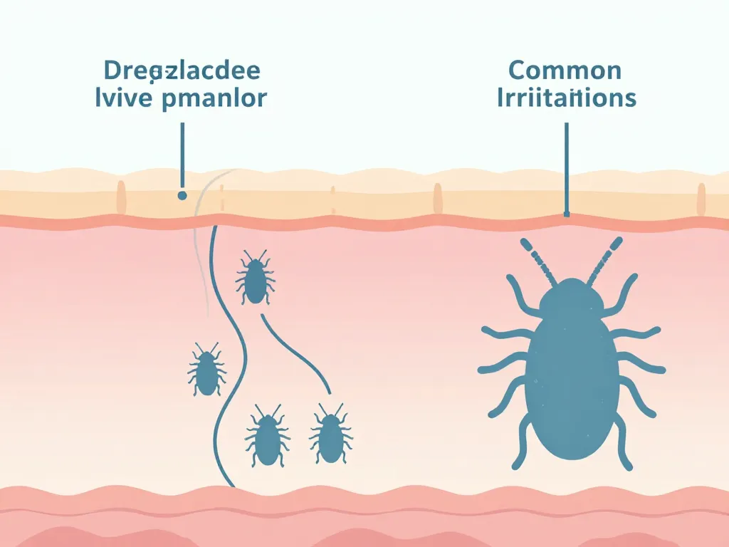 diagramme conceptuel tuer la gale avec du vinaigre parasite sous la peau