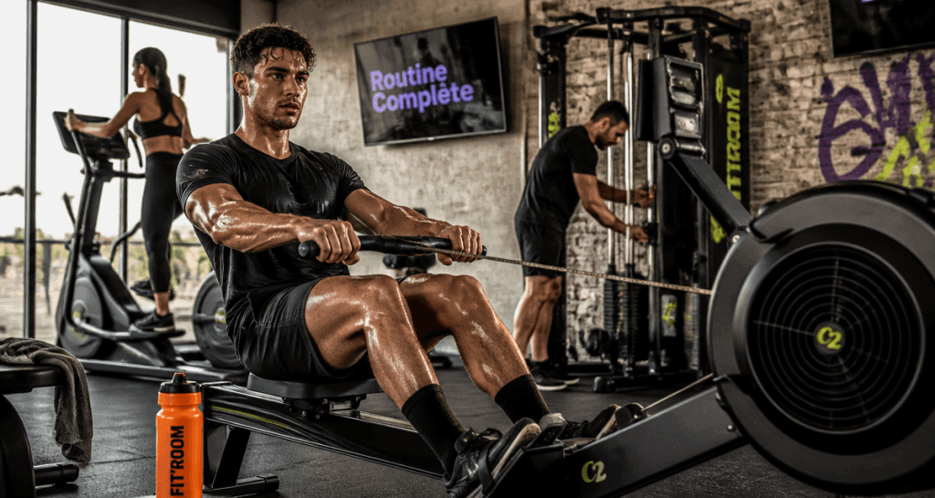 appareil de sport qui fait travailler tout le corps en action