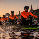 aviron sport équipage matin eau