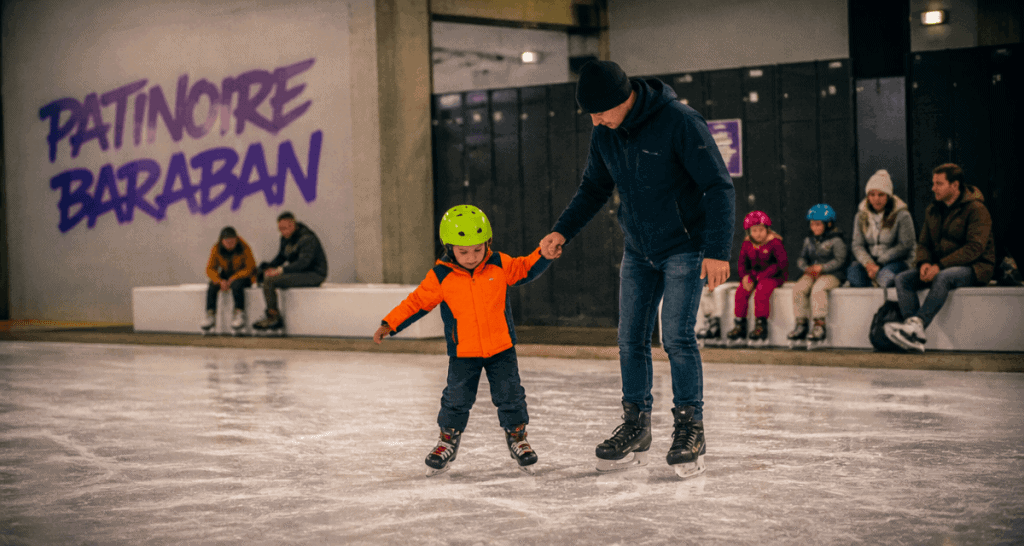 avis sur patinoire baraban enfant lyon