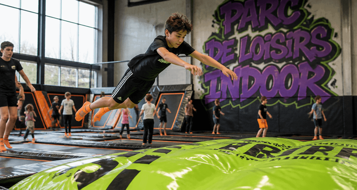 avis sur trampoline park lyon enfants saut trampolines