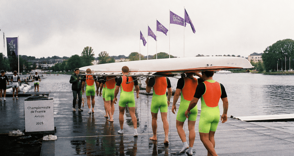 championnat de france aviron - 2025 jeunes rameurs huit vichy