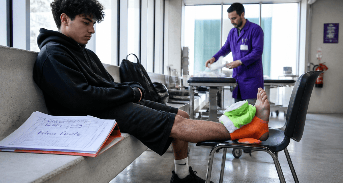 entorse a la cheville que faire jeune adulte clinique