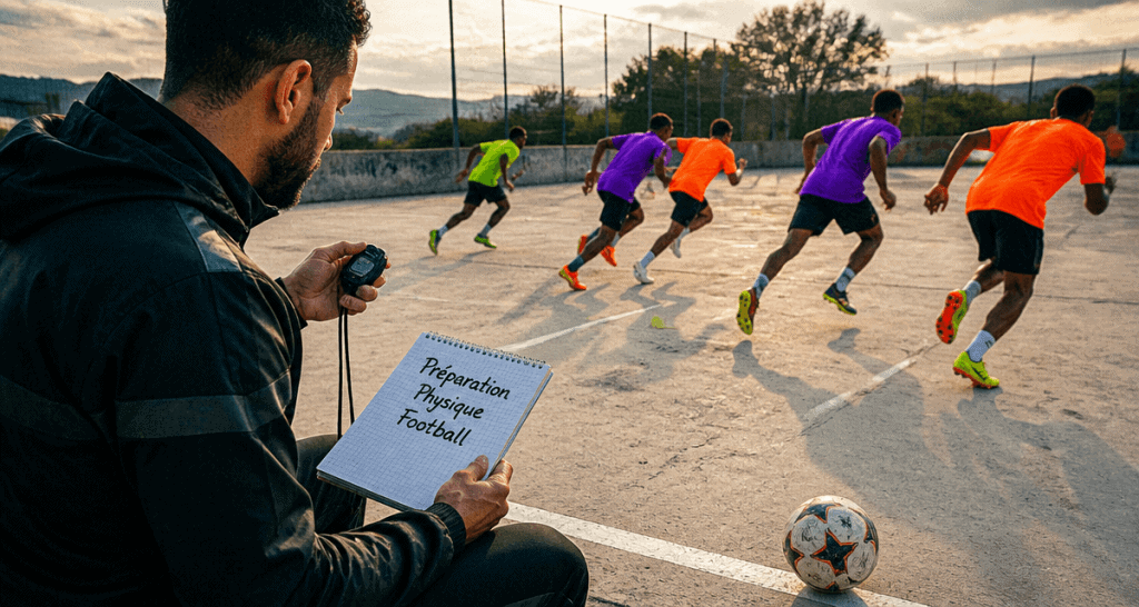 Football préparation physique joueurs sprint coach