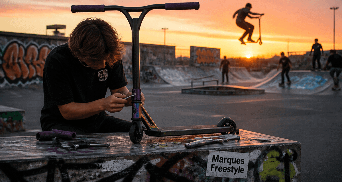 marque trottinette freestyle rider skatepark