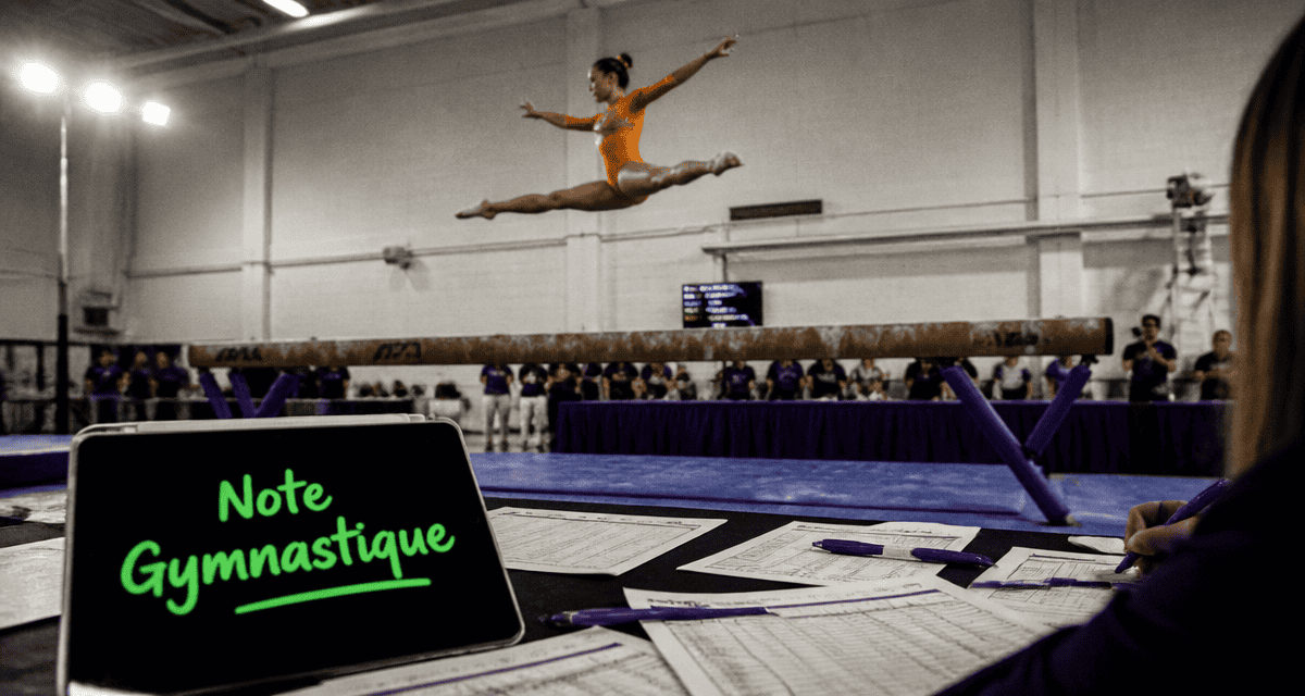 note gymnastique sur combien, gymnaste sur poutre