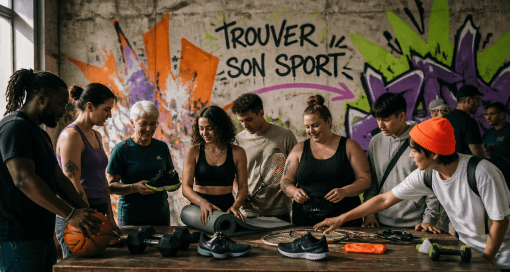 Quel sport pratiquer groupe choisit équipements sportifs