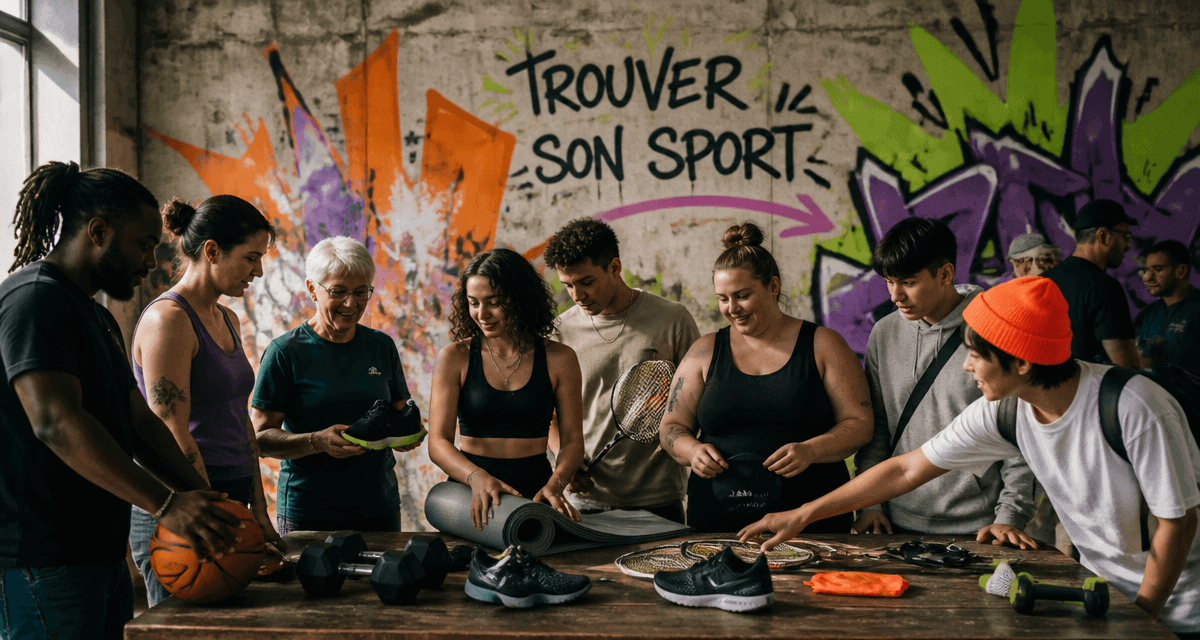 Quel sport pratiquer groupe choisit équipements sportifs