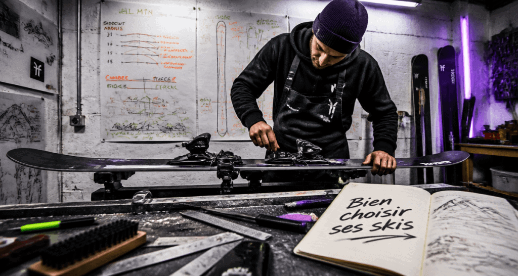 atelier ski de descente préparation matériel