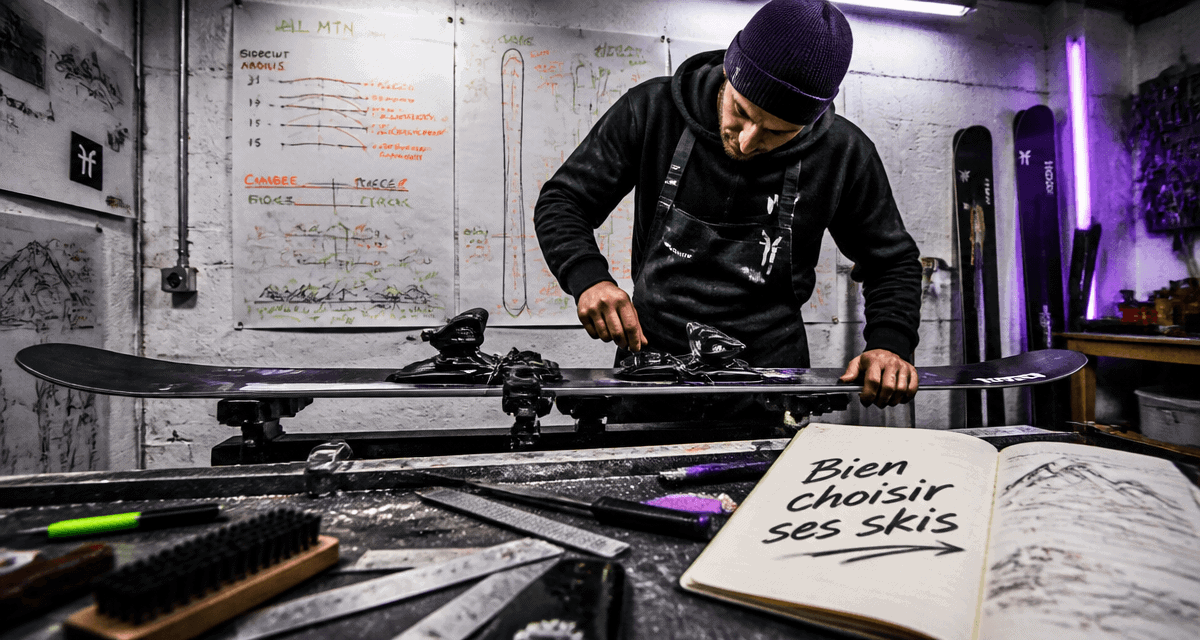 atelier ski de descente préparation matériel