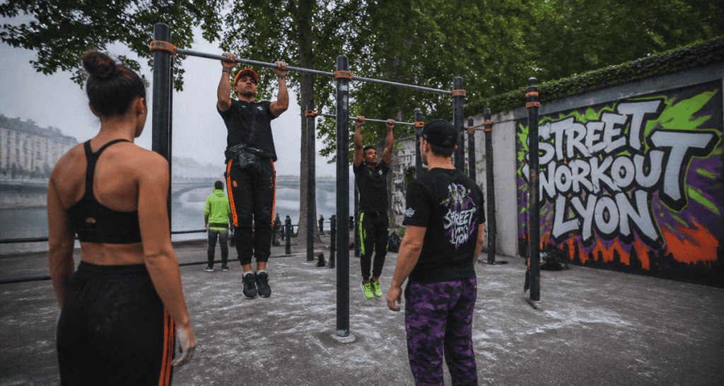 street workout lyon groupe sportif barres traction