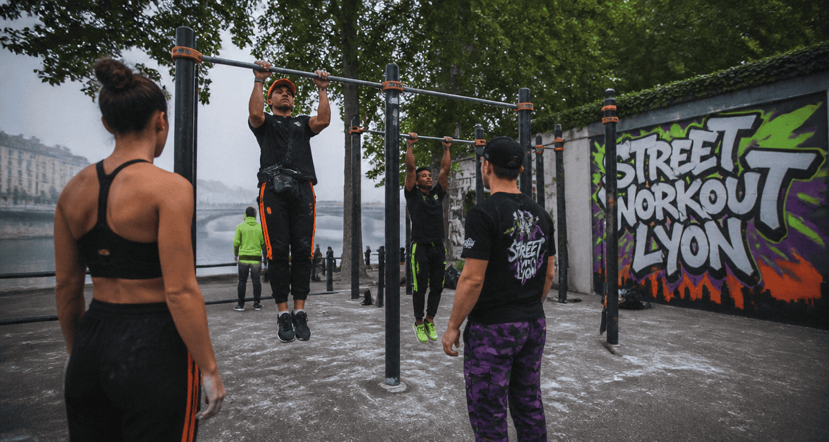 street workout lyon groupe sportif barres traction