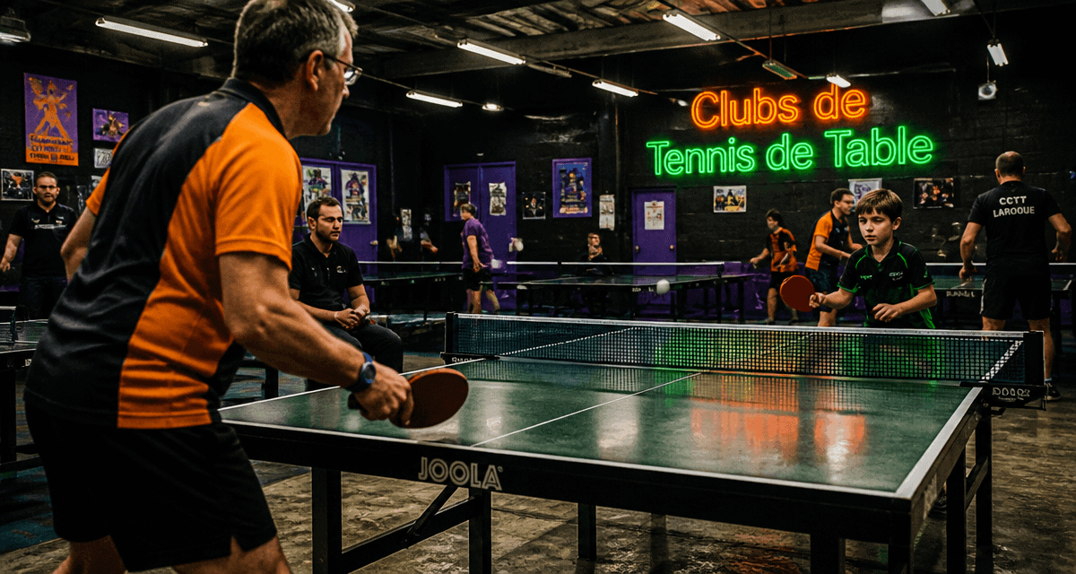 Tennis de table autour de moi en salle