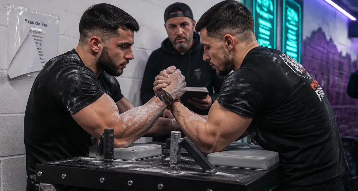 Bras de fer FR en club, sécurité des tendons et techniques