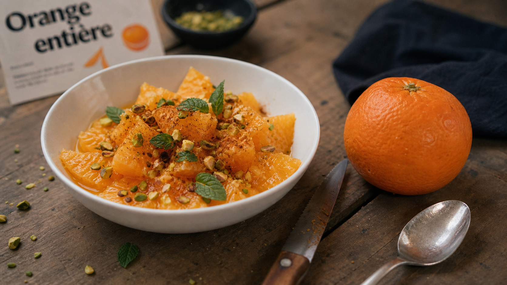 manger des oranges fait maigrir : salade légère d’oranges à la cannelle