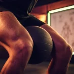 Muscle entre les jambes : adducteurs, ballon entre les genoux pour stabiliser le bassin