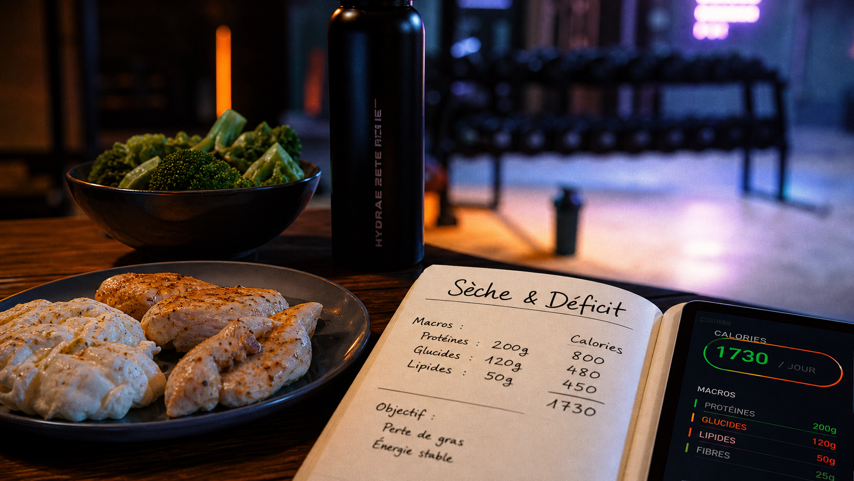 Qu est ce qu une seche en musculation : repas protéiné et macros de sèche