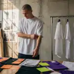 tee shirt blanc homme manche longue ajustement