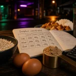 Alimentation prise de masse : surplus contrôlé, flocons d’avoine et whey
