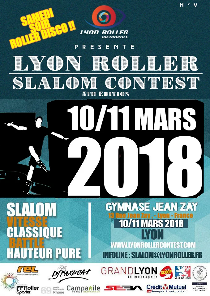 Lyon Roller Slalom Contest