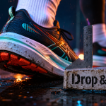 Meilleure chaussure running : drop et amorti visibles
